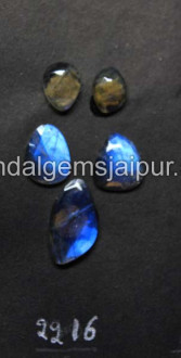 Blue Labradorite Rose Cut Slices